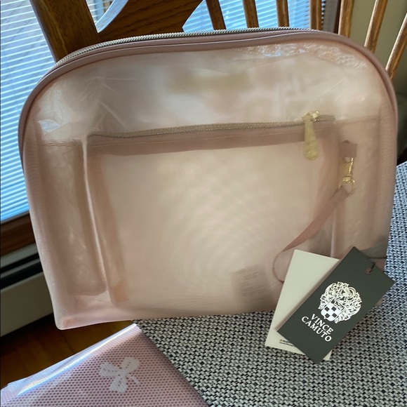 Vince Camuto Floral Cosmetic Bag - Picture 4 of 8